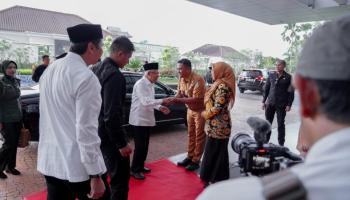 Pj Wako Pangkalpinang Budi Utama Menyambut Kunjungan Kerja Wakil Presiden,