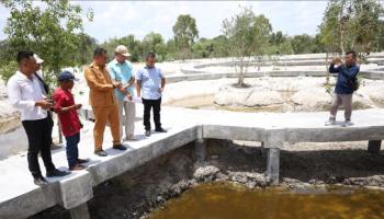 Pj Wali Kota Pangkalpinang Budi Utama, Percantik Pantai Pasir Padi