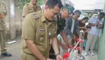 Pj Walikota Pangkalpinang Hadiri Gunting Pita Bedah Rumah CSR Angkasa,