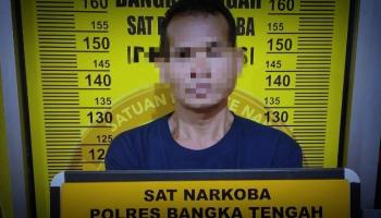 Polres Bangka Tengah Berhasil Tangkap Bandar Narkoba Jenis Sabu di,