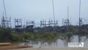 BANGKA TERKINI - BANGKA TENGAH - Terkait aktivitas Tambang timah,