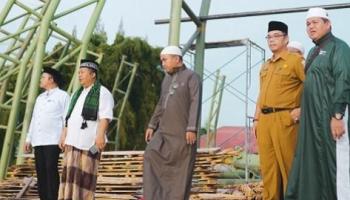 PANGKALPINANG, BANGKA TERKINI - Ulama dan Wali Kota Pangkalpinang Tinjau,