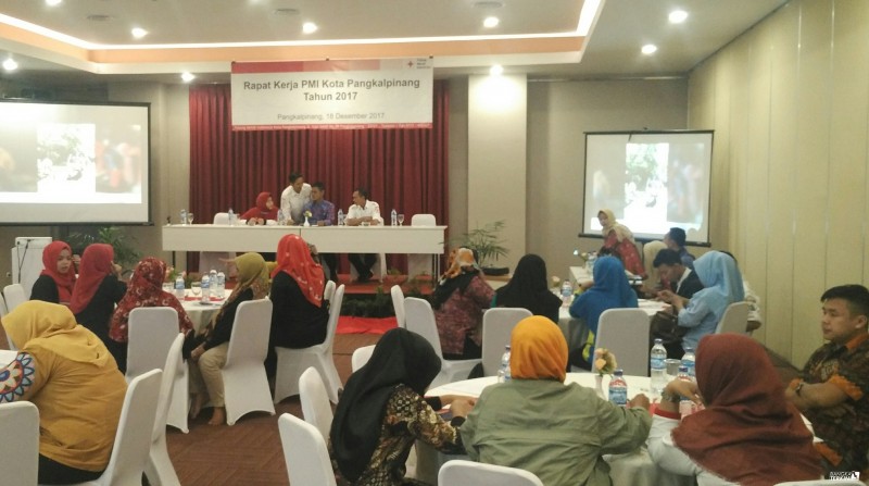 Foto : Rapat Kerja oleh PMI Kota Pangkalpinang di Cordela Hotel