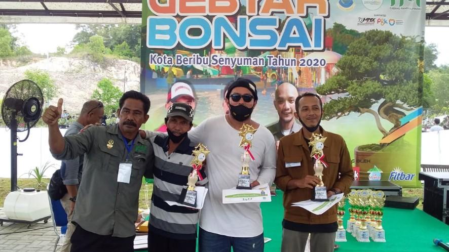 Gebyar Bonsai Kota Beribu Senyuman 2020 oleh PPBI Pangkalpinang dan Pasir Padi Bay, Minggu(13/09/2020).