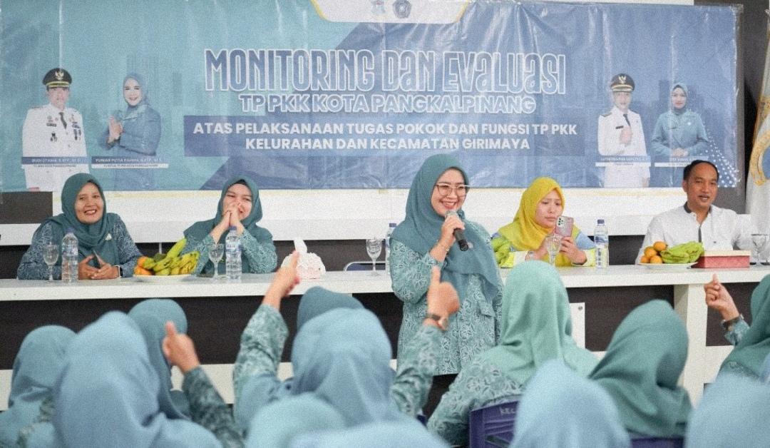 Sukses Monitoring dan Evaluasi di 7 Kecamatan, TP PKK Pangkalpinang Dorong Perbaikan Administrasi