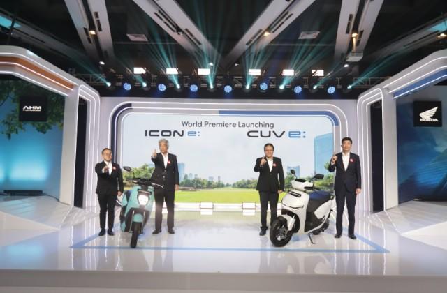 Wujud Komitmen Elektrifikasi, AHM Luncurkan Honda ICON e dan CUV e